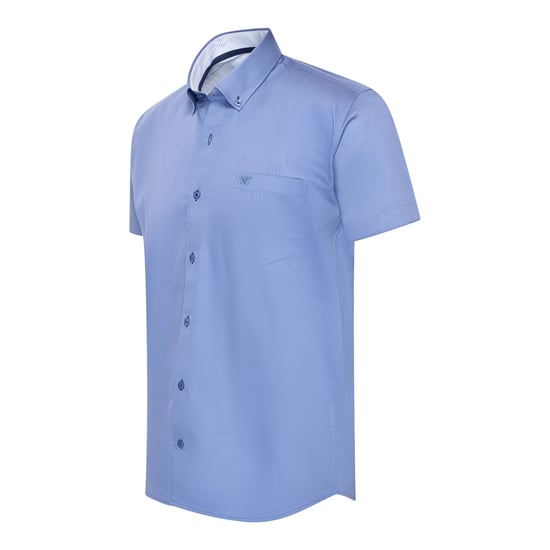 Cappuccino Italia Overhemden Toscana Stretch Blauw - Image 1