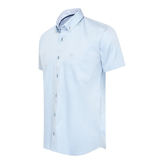 Cappuccino Italia Overhemden Toscana Stretch Blauw - Image 1
