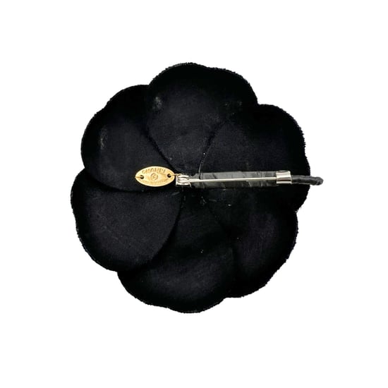 Chanel Vintage Stof Broche Camelia - Image 2