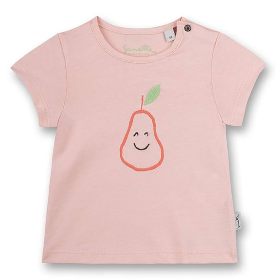 Sanetta T-shirt korte mouw ronde hals drukknoopsluiting print - Image 1