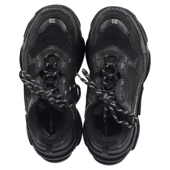 Balenciaga Triple S sneakers in zwart polyester - Image 3