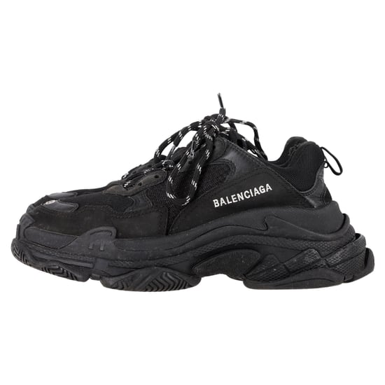 Balenciaga Triple S sneakers in zwart polyester - Image 4