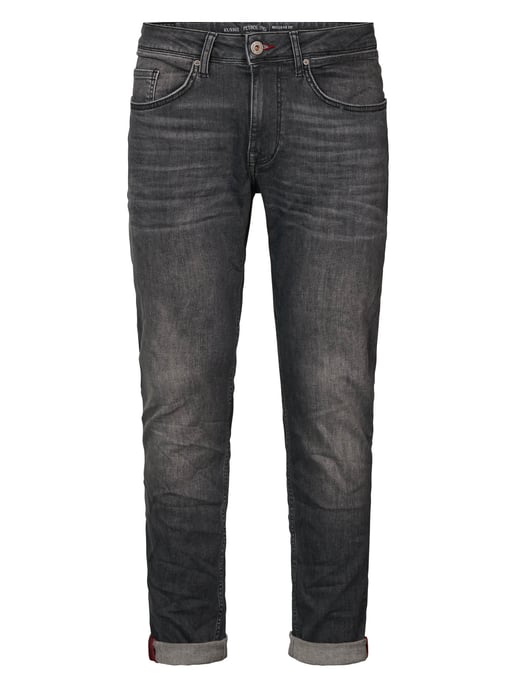 Petrol Industries - Heren Russel Regular Tapered Fit Jeans - Grijs - Image 1