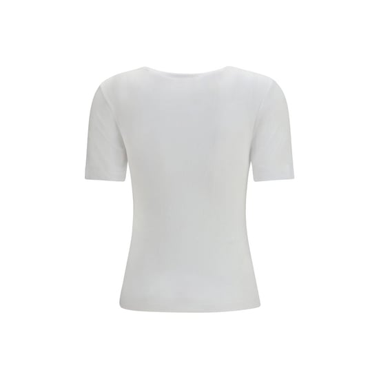 Ganni Witte Katoenen T-Shirt - Image 2