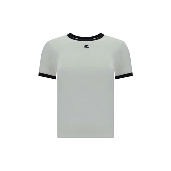 Courrèges Witte Katoenen T-Shirt - Image 2