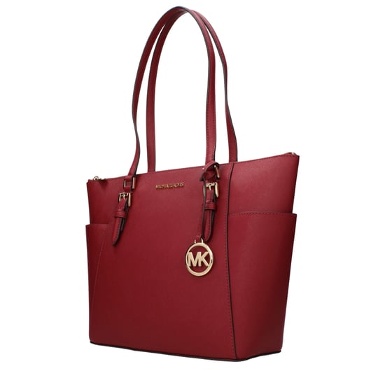 Michael Kors Rode Leren Schoudertas - Image 2