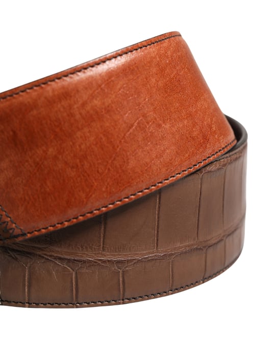 Dolce & Gabbana Bruine Paarden Velours Leren Tas Accessoire Schouderband - Image 3