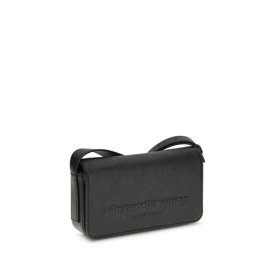 Alexander Wang Zwarte Kalfsleren Bos Taurus Schoudertas - Image 2