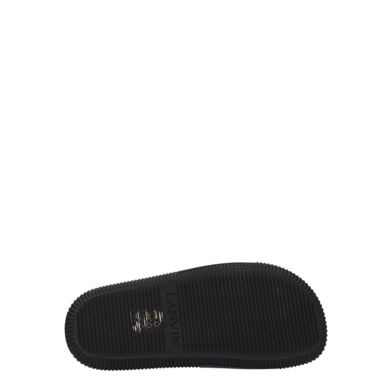 Lanvin Zwarte Katoenen Slippers - Image 5