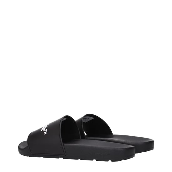 Off-White Zwarte Katoenen Slippers - Image 4