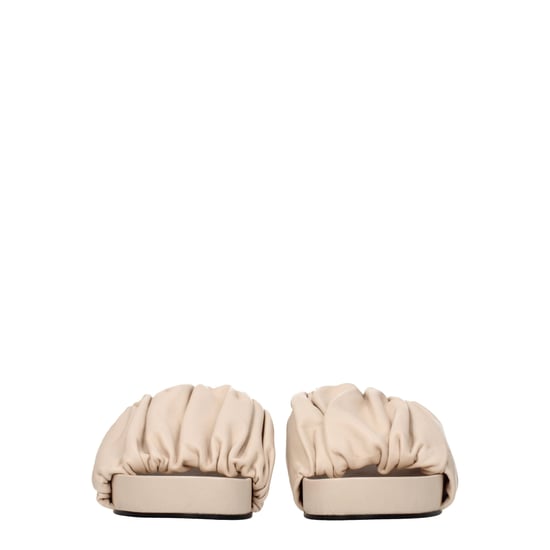 Jil Sander Roze Lederen Slippers - Image 3