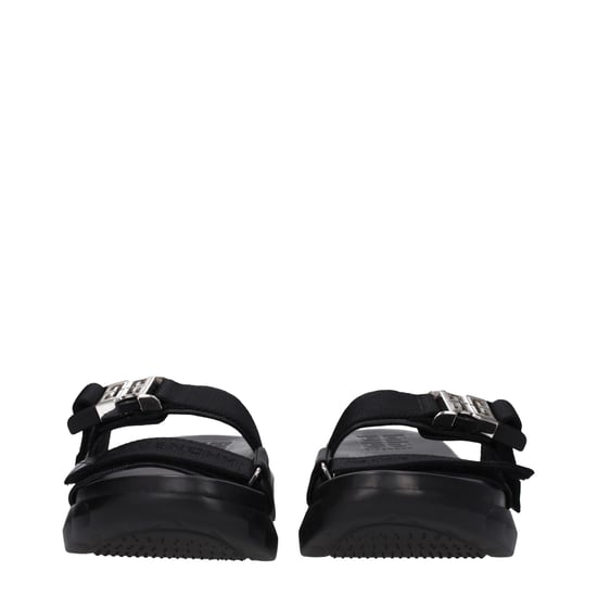 Givenchy Zwarte Stoffen Slippers - Image 3