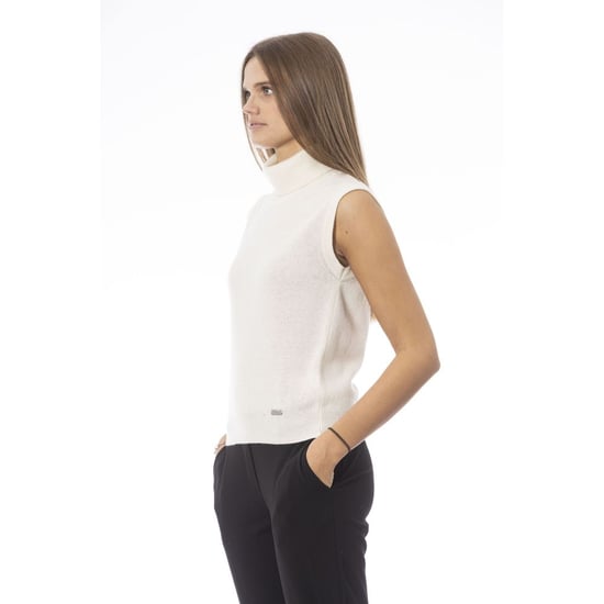Baldinini Trend Witte Wol Damestrui - Image 2