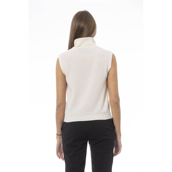 Baldinini Trend Witte Wol Damestrui - Image 3
