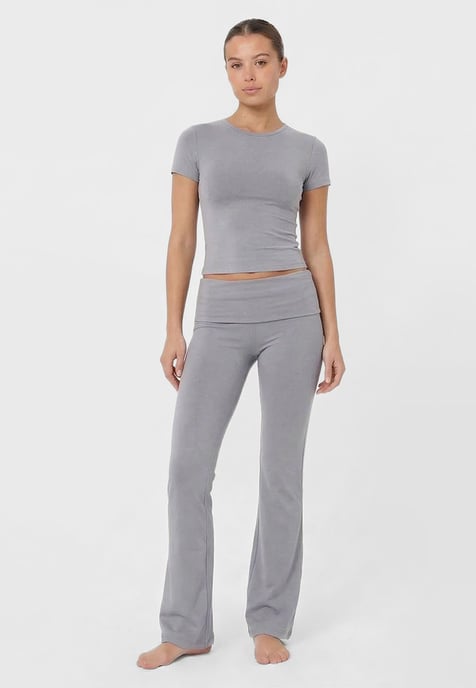 Fold Over Pants GRIJS - Image 2