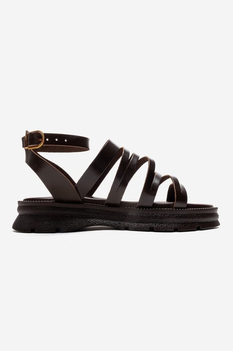 Pelsa Leren Multi Strap Sandaal - Image 4
