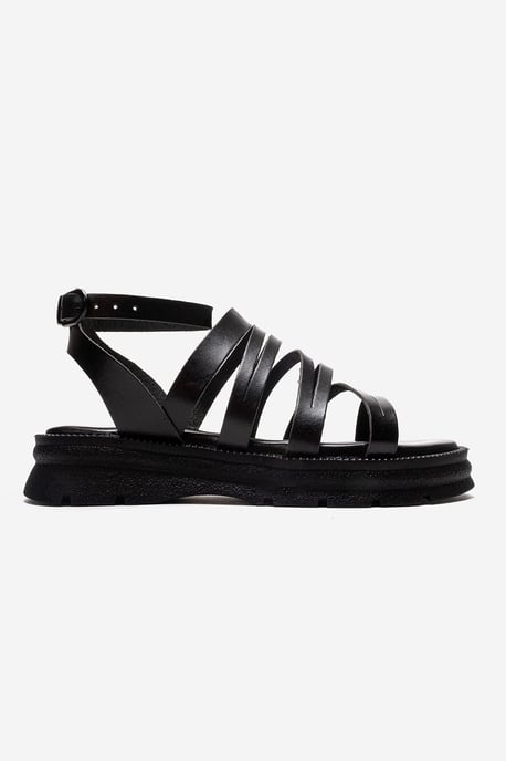 Pelsa Leren Multi Strap Sandaal - Image 4