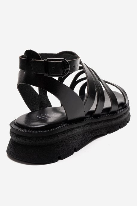 Pelsa Leren Multi Strap Sandaal - Image 5