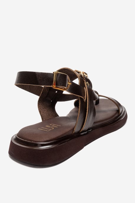 Fabiana Leren Teenslippers - Image 5