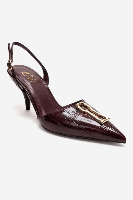 Yvella Gesp Spitse Neus Stiletto Pump - Image 3