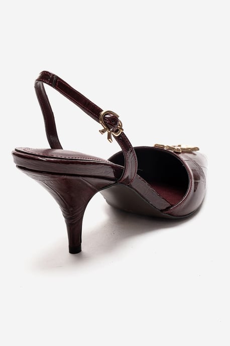 Yvella Gesp Spitse Neus Stiletto Pump - Image 5