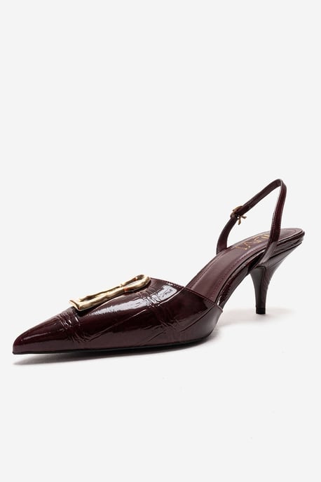 Yvella Gesp Spitse Neus Stiletto Pump - Image 6