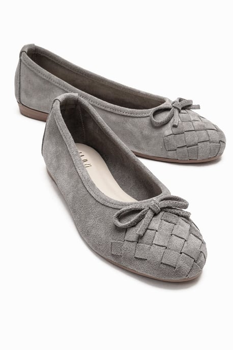 Nopos Leren Cap Toe Ballerina - Image 1