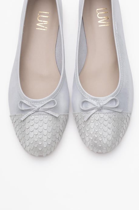 Copos Leren Strik Neus Ballerina - Image 2
