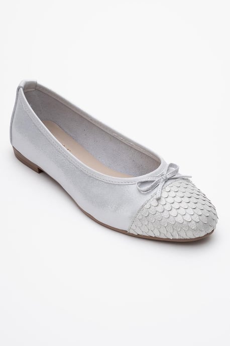 Copos Leren Strik Neus Ballerina - Image 3