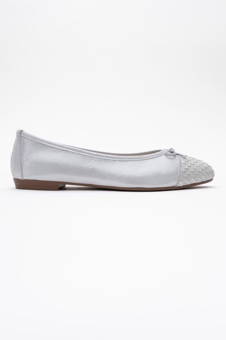 Copos Leren Strik Neus Ballerina - Image 6