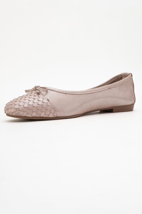 Copos Leren Strik Neus Ballerina - Image 4