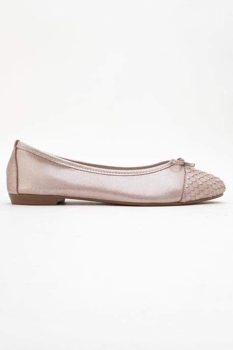 Copos Leren Strik Neus Ballerina - Image 6