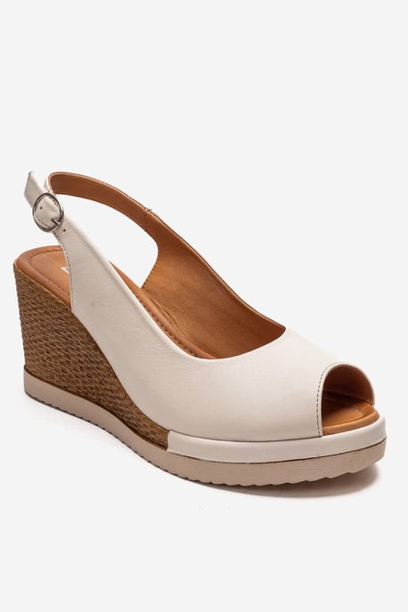 Helina Leren Wedge Sandaal - Image 3