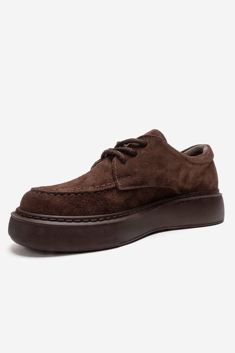 Mareon Leren Veterschoen Sneaker - Image 6