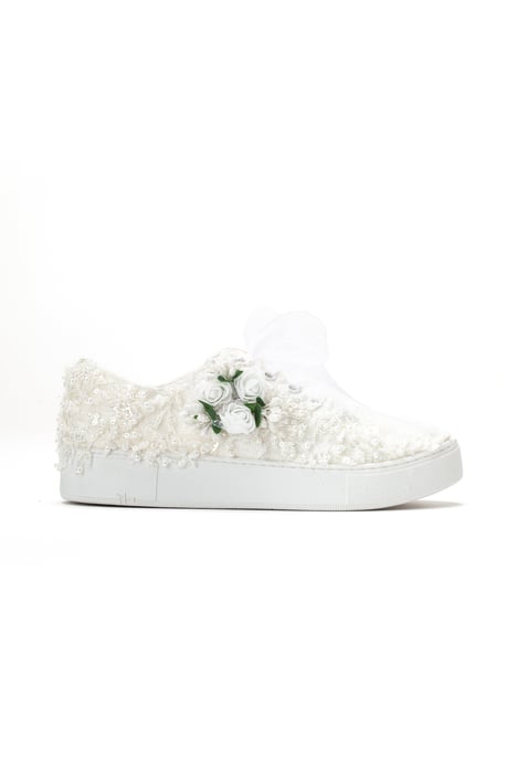 Rosalie Bloemen Bruids Sneaker - Image 2