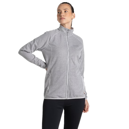 Craghoppers Dames/Dames Tarvos Full Zip Fleecejack (Lunar Grijs Marl) - Image 3