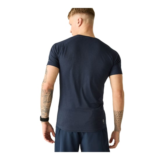 Dare 2B Heren Persist Marl T-shirt (Marine) - Image 2