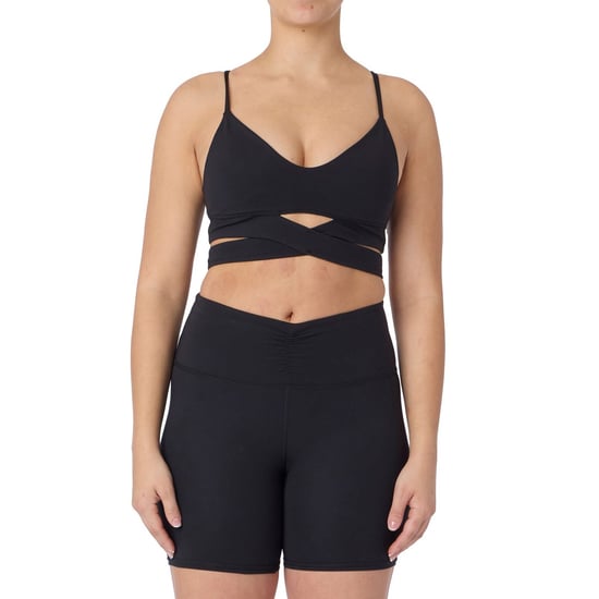 Skechers Goflex Slim Wrap Beha Polyester Dames Zwarte Sportbeha - Image 1
