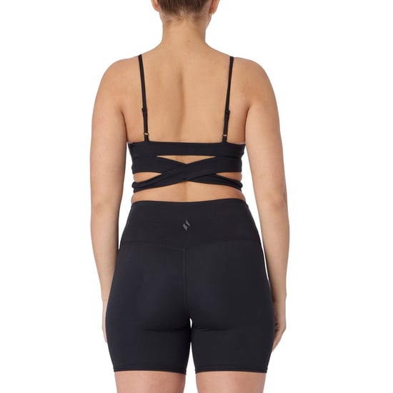 Skechers Goflex Slim Wrap Beha Polyester Dames Zwarte Sportbeha - Image 2