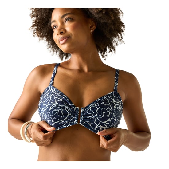 Regatta Dames/Dames Aceana III Polka Dot Bikini Top (Marine) - Image 4
