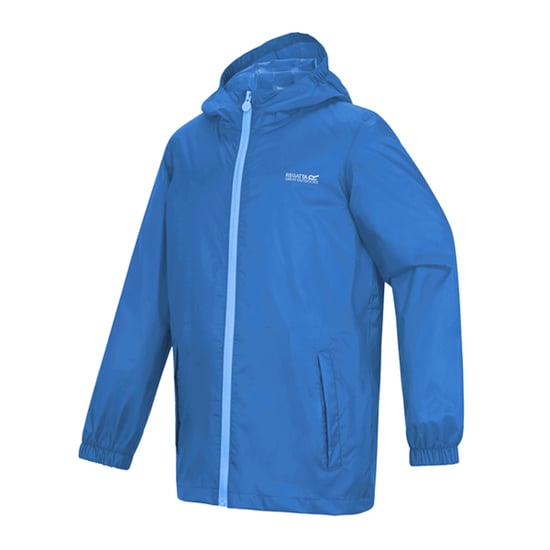 Regatta Groot Buitenshuis Kinderen/Kinderen Pakket It Jasje III Waterdichte Packaway Zwart (Sonisch Blauw) - Image 3