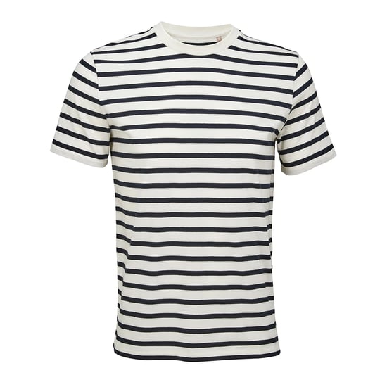 Russell Heren Authentiek Piqué Poloshirt (Uit White/Navy) - Image 1