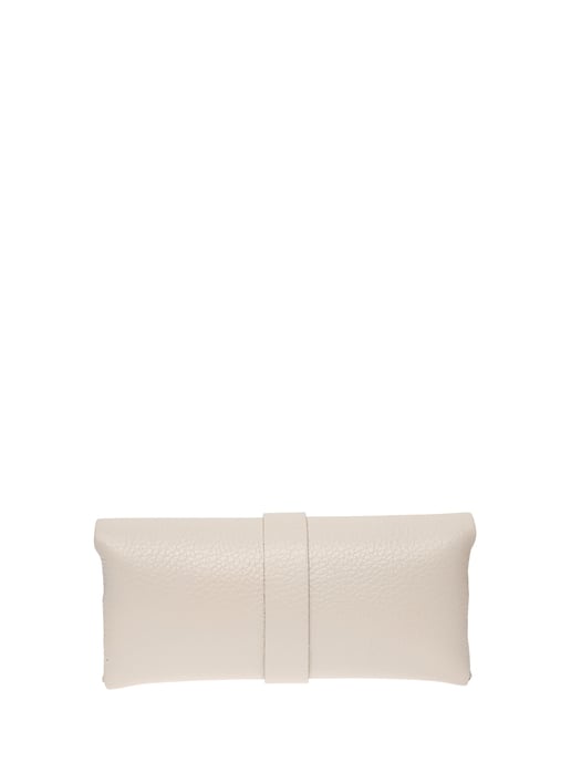 Roberta M Beige Rundleer zonnebril hoesje - Image 2