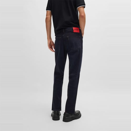 Heren Boss Tapered-Fit jeans in donkerblauw - Image 2