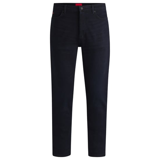 Heren Boss Tapered-Fit jeans in donkerblauw - Image 5