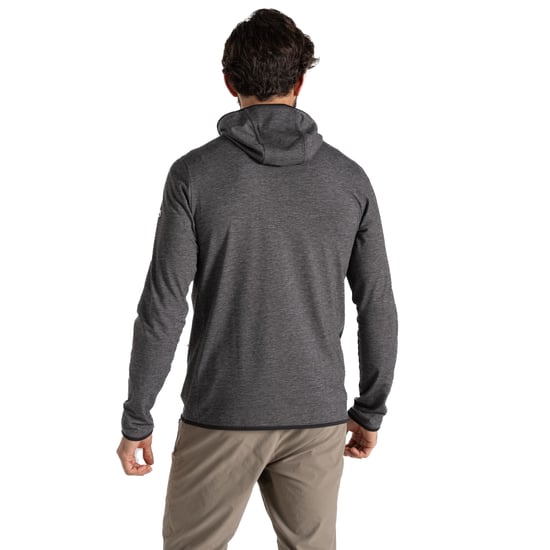 Craghoppers Heren Deft Nosilife Full Zip Hoodie (Zwarte Pepermergel) - Image 2