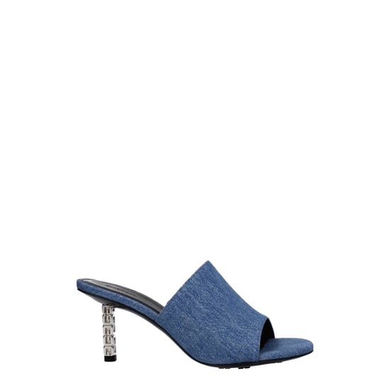 Givenchy Blauwe Stof Platform Sandalen - Image 1