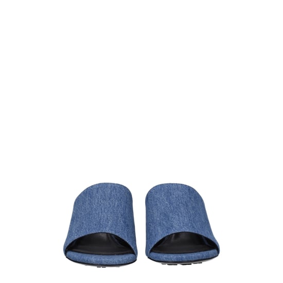 Givenchy Blauwe Stof Platform Sandalen - Image 3