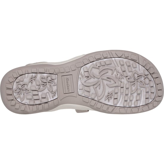 Skechers Reggae Slim Stretch Flex Textiel Dames Sandalen Taupe - Image 2