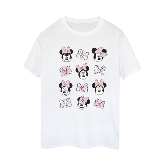 Disney Dames/Dames Minnie Mouse Meervoudig Katoenen Vriendje T-shirt (Wit) - Image 1